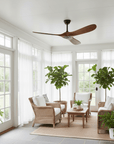 Helvano | Deckenventilator mit Licht und Fernbedienung in Schwarz