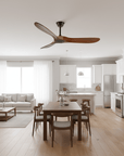 Helvano | Deckenventilator mit Licht und Fernbedienung in Schwarz