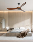 Helvano | Deckenventilator mit Licht und Fernbedienung in Schwarz