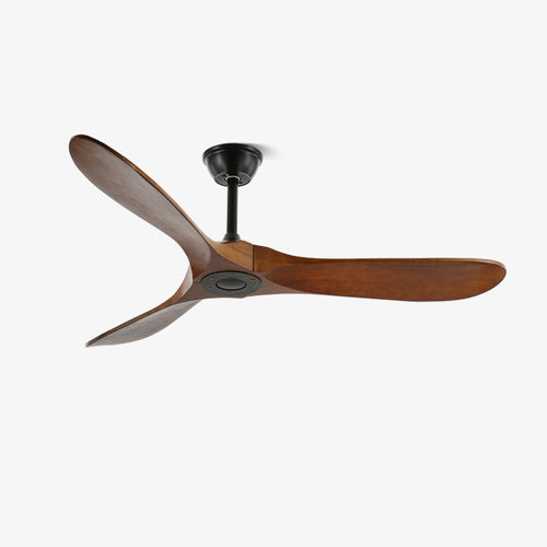Helvano | Deckenventilator mit Licht und Fernbedienung in Schwarz