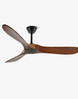 Helvano | Deckenventilator mit Licht und Fernbedienung in Schwarz