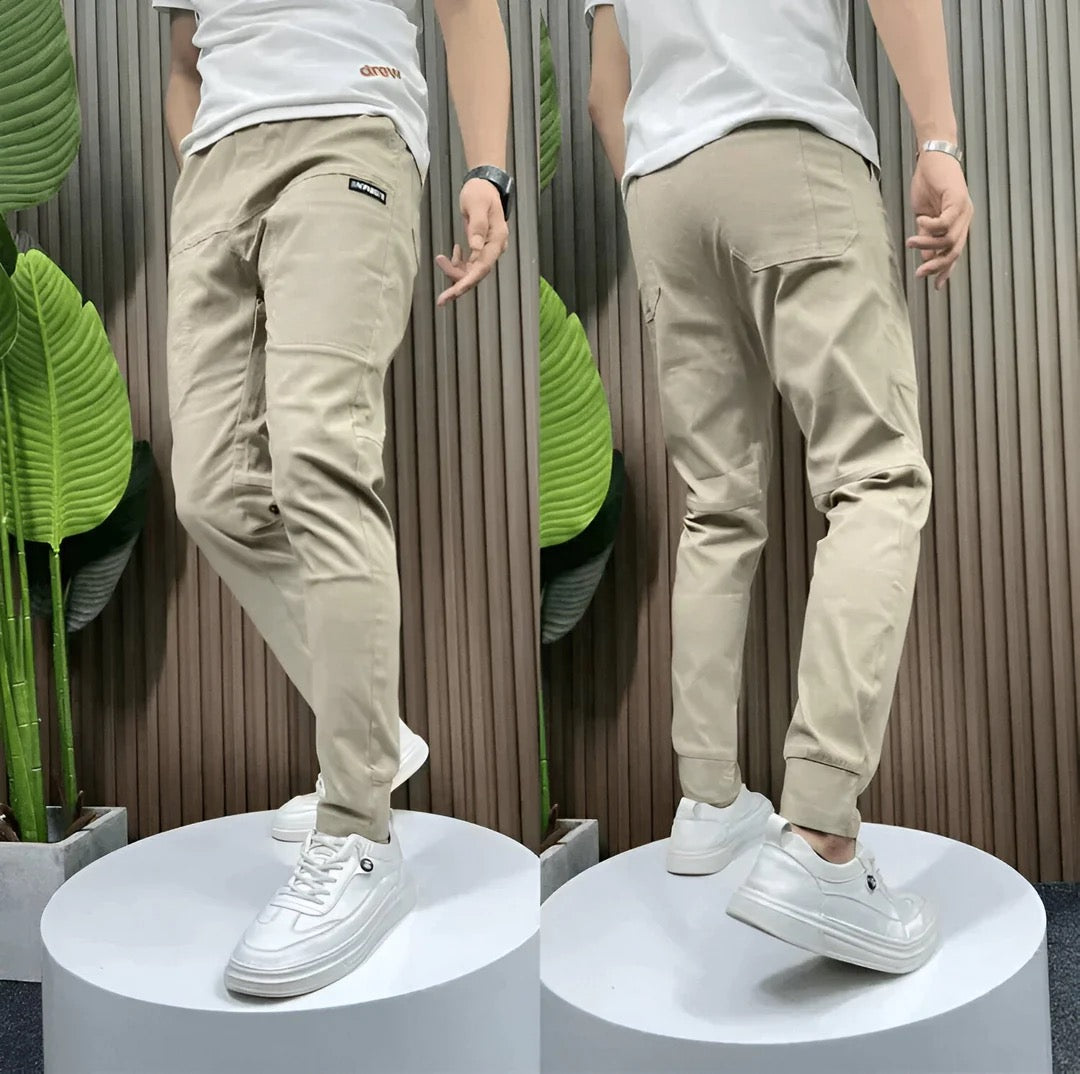 Helvano | Cargohose mit elastischem Bund für Herren