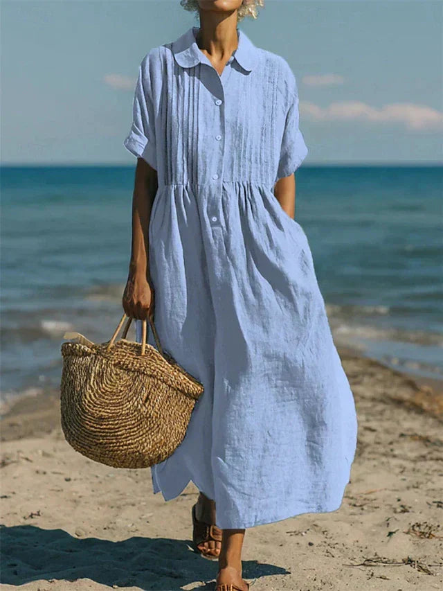 Helvano | Elegantes Leinenkleid für Damen