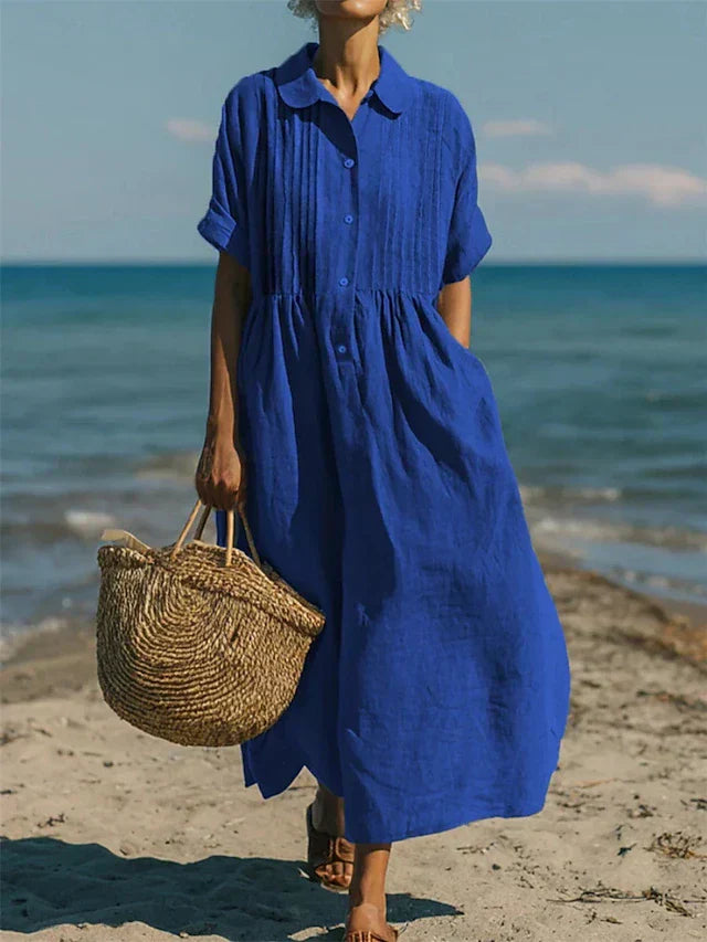 Helvano | Elegantes Leinenkleid für Damen
