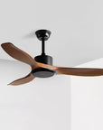 Helvano | Deckenventilator mit Fernbedienung & Holzoptik