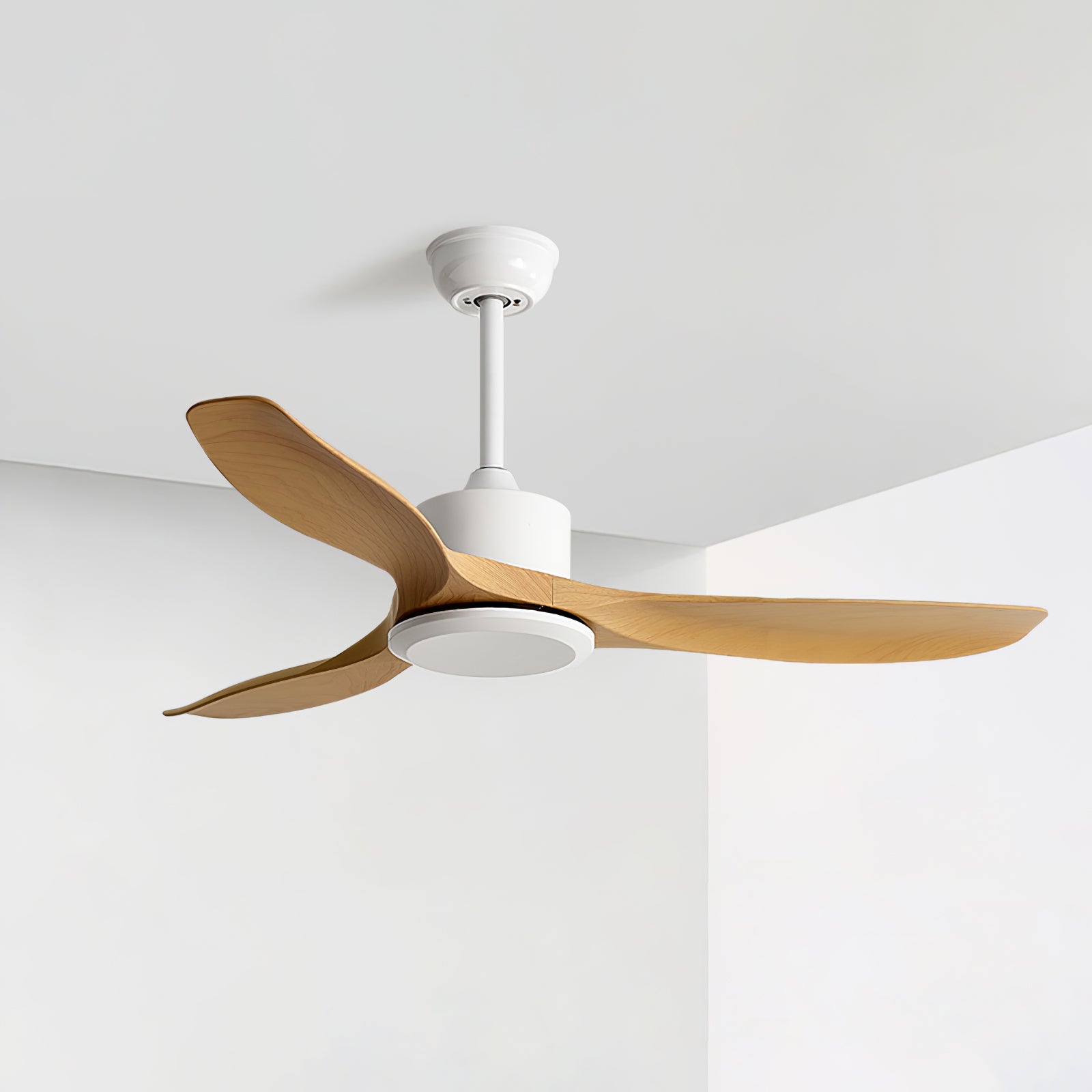 Helvano | Deckenventilator mit Fernbedienung &amp; Holzoptik