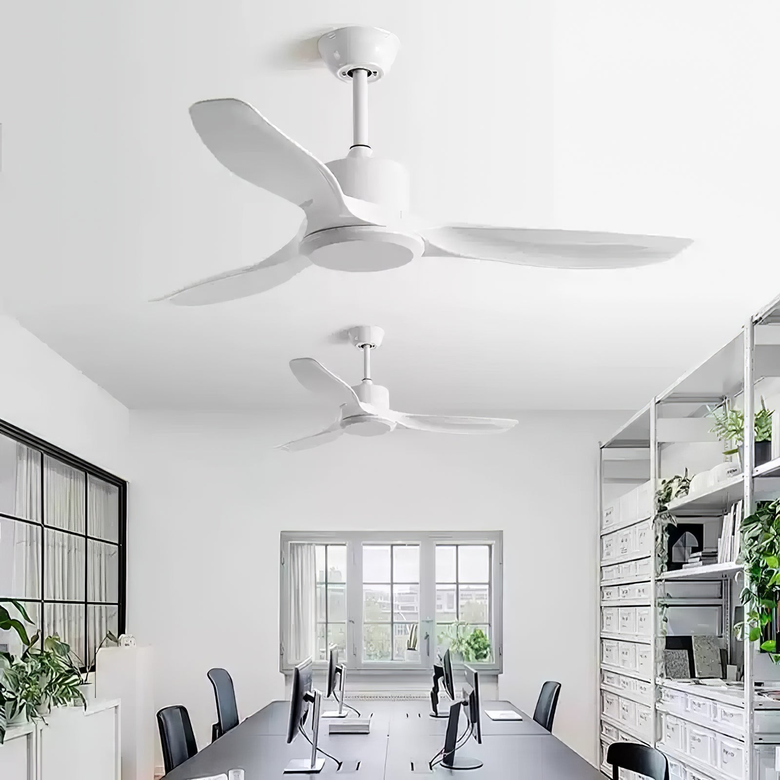 Helvano | Deckenventilator mit Fernbedienung &amp; Holzoptik