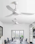 Helvano | Deckenventilator mit Fernbedienung & Holzoptik
