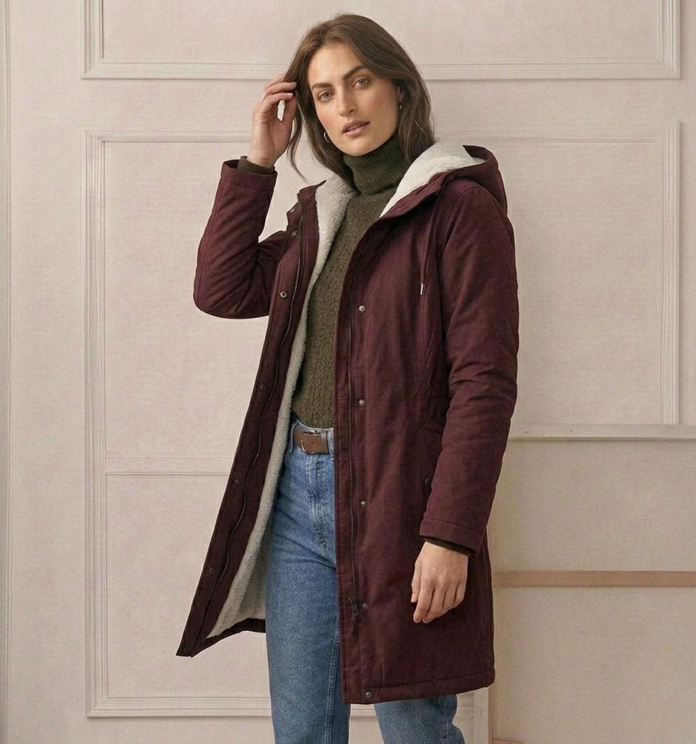 Helvano | Fleece-gefütterte Winterparka für Damen