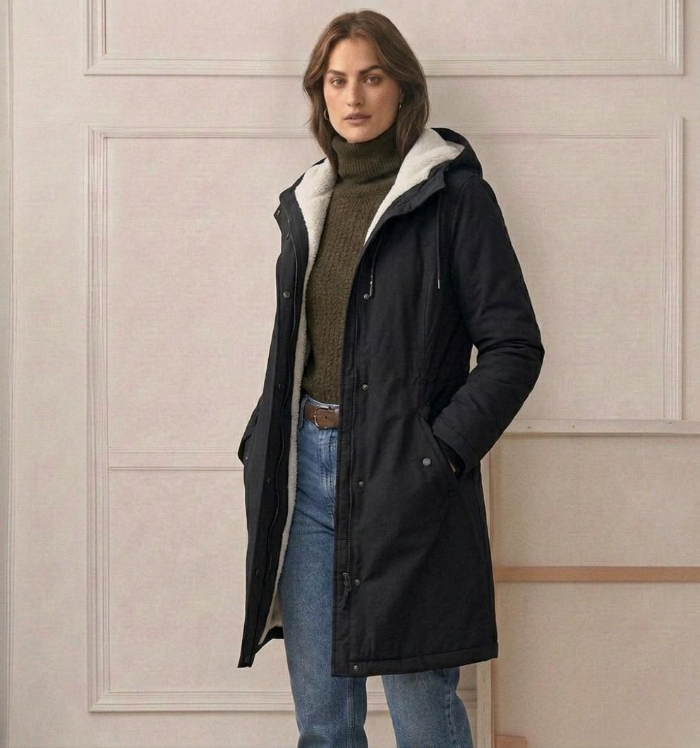 Helvano | Fleece-gefütterte Winterparka für Damen