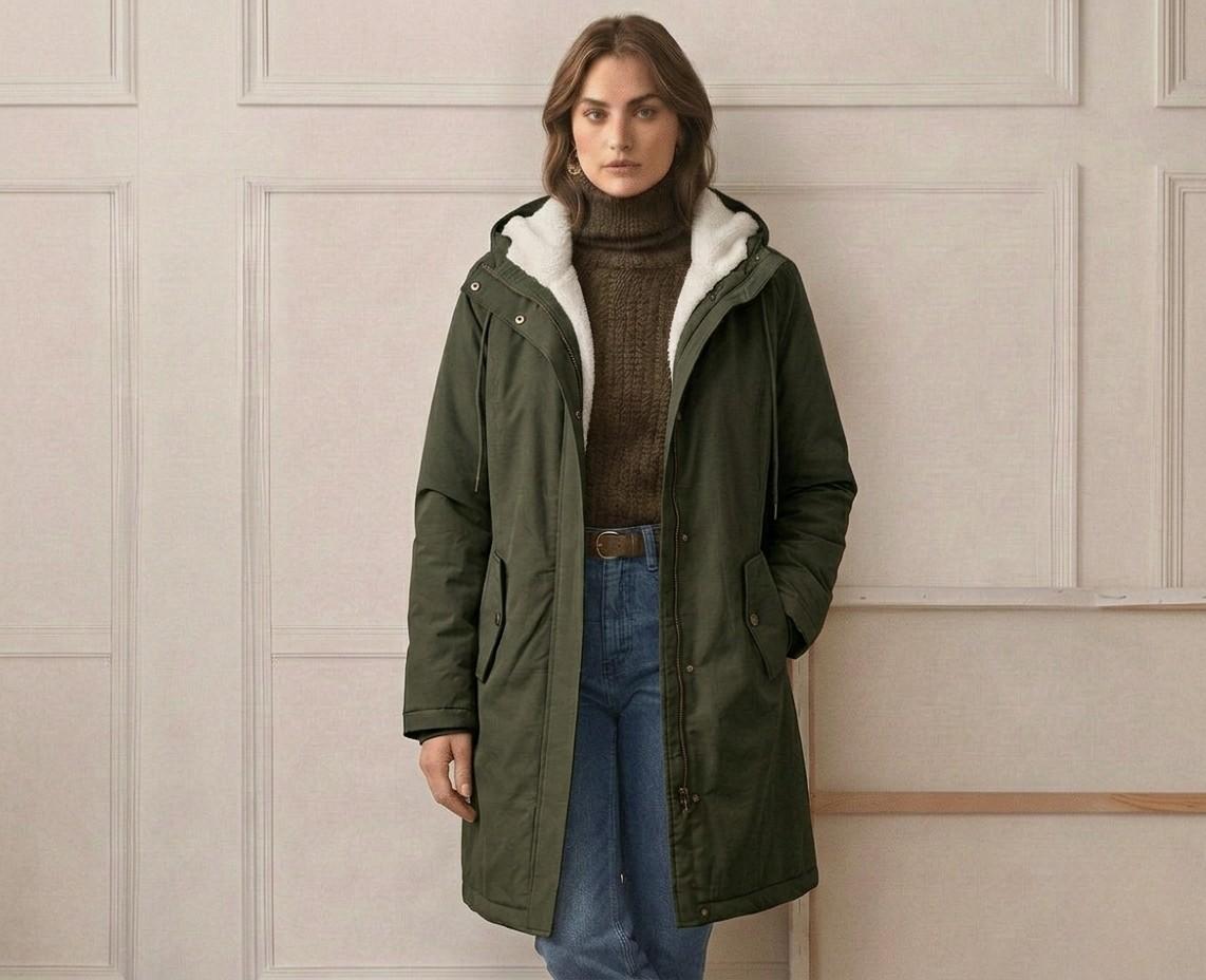 Helvano | Fleece-gefütterte Winterparka für Damen