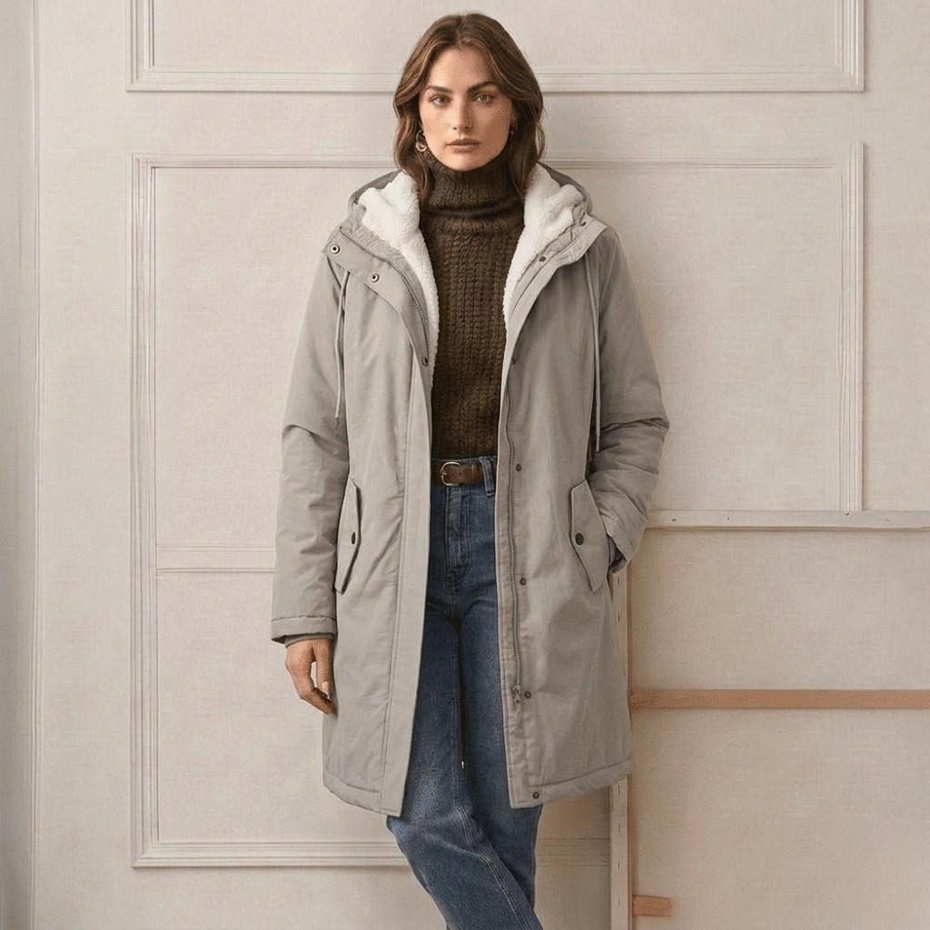 Helvano | Fleece-gefütterte Winterparka für Damen