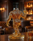 Helvano | Glaskaraffe mit Bigfoot-Motiv