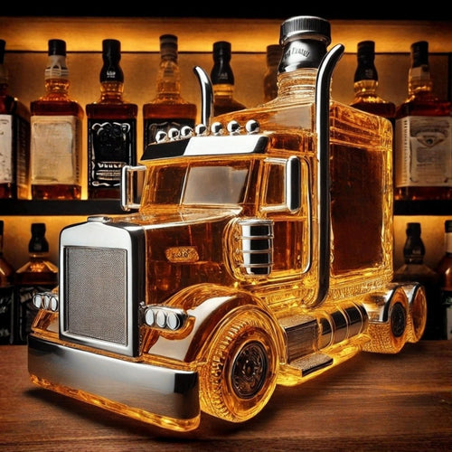 Helvano | Whisky-Karaffe im Truck-Design aus Glas
