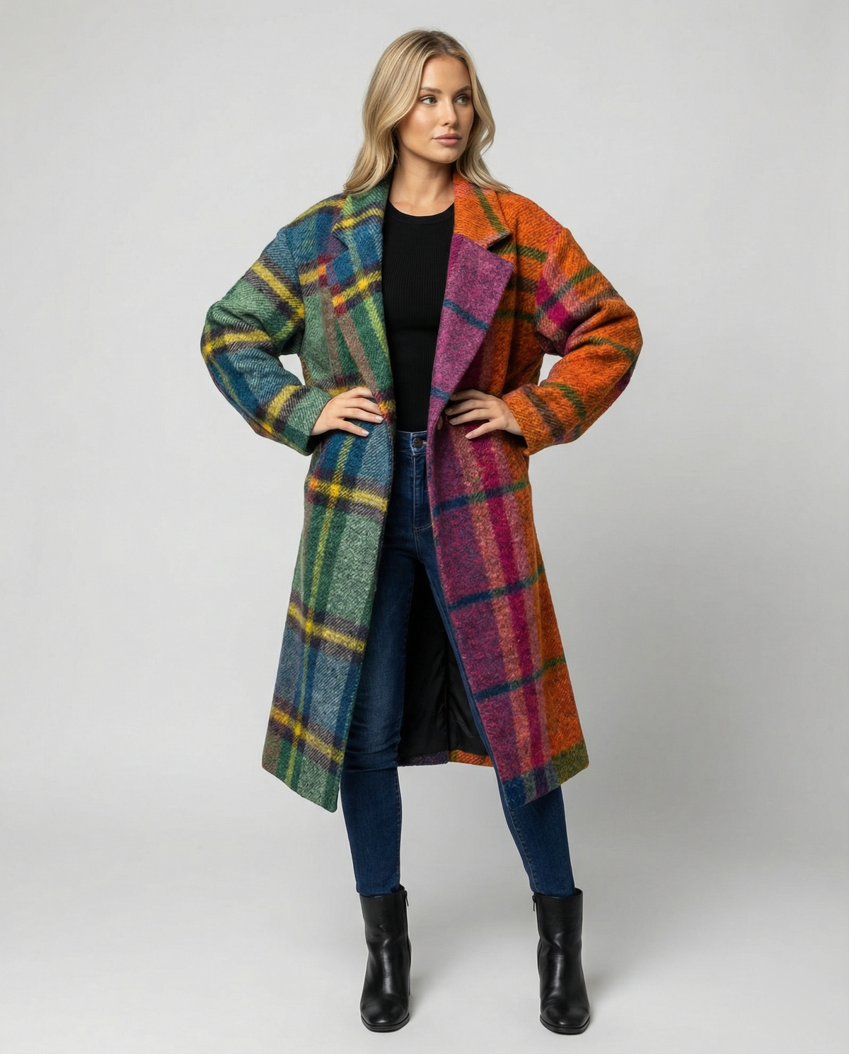 Helvano | Oversized Wintermantel mit Reverskragen für Damen