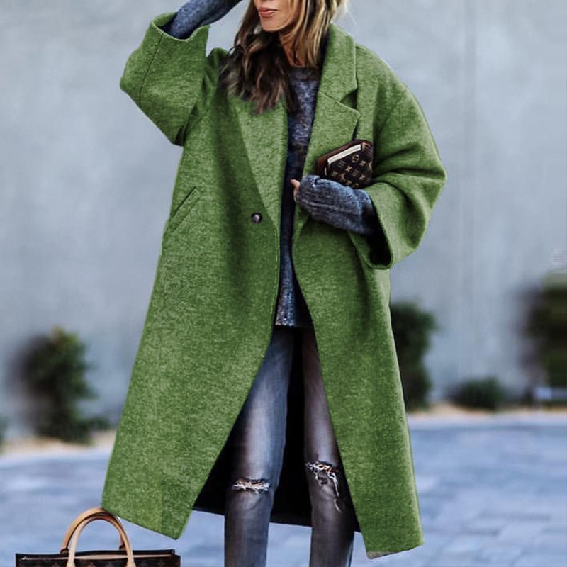 Helvano | Oversized Wintermantel mit Reverskragen für Damen