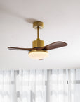 Helvano | Deckenventilator mit Licht und Fernbedienung