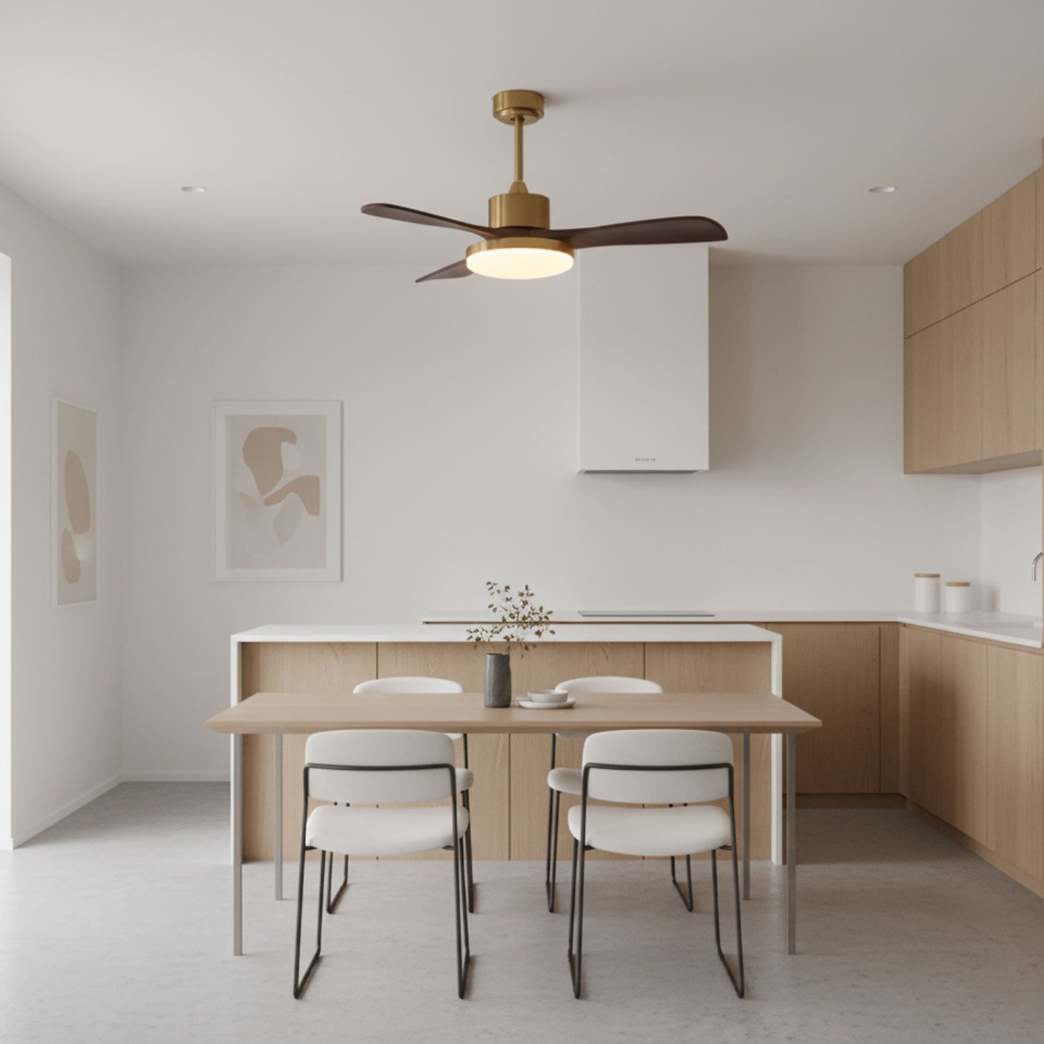 Helvano | Deckenventilator mit Licht und Fernbedienung