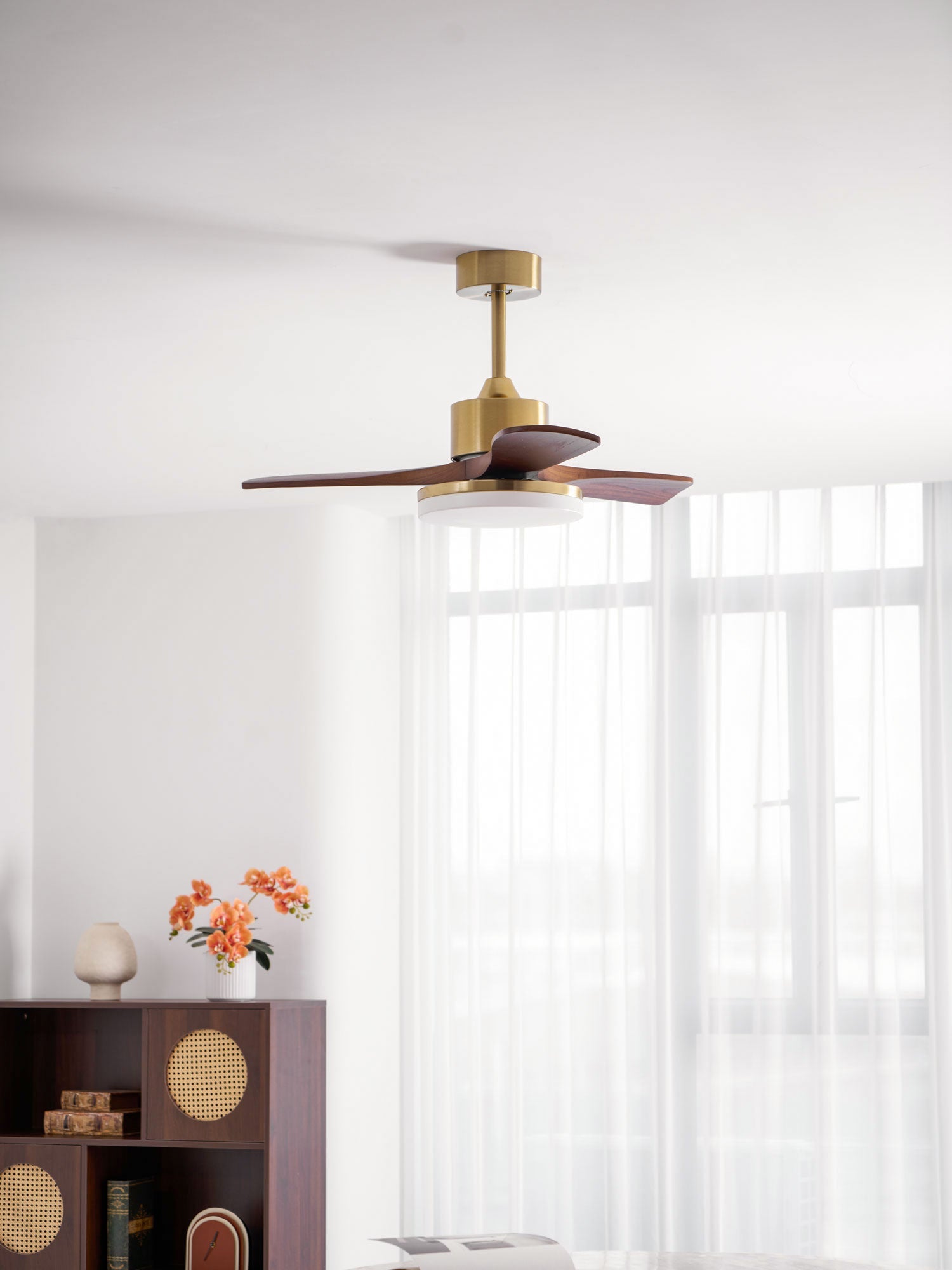 Helvano | Deckenventilator mit Licht und Fernbedienung
