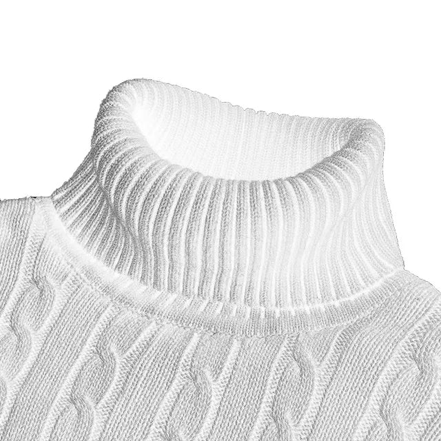 Helvano | Herren-Rollkragenpullover in Marineblau
