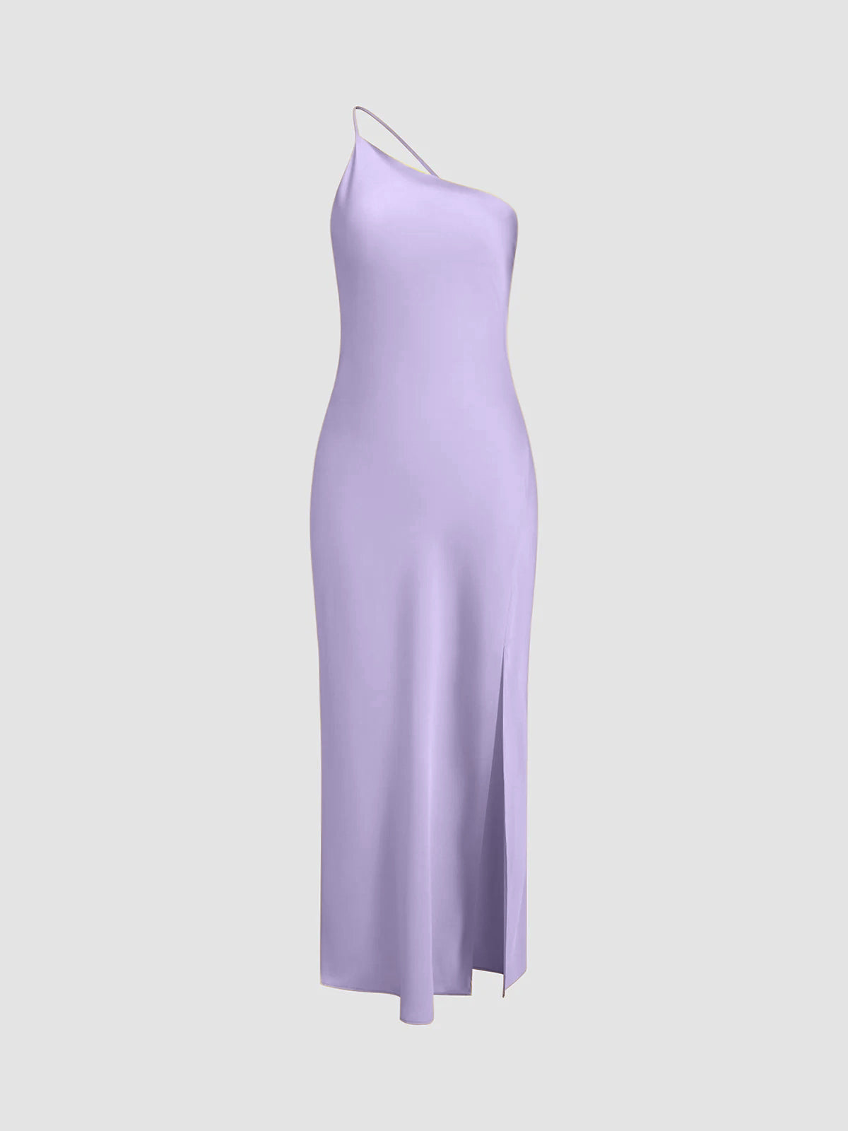 Helvano | Satin-Maxikleid mit Rückenschlitz für Damen