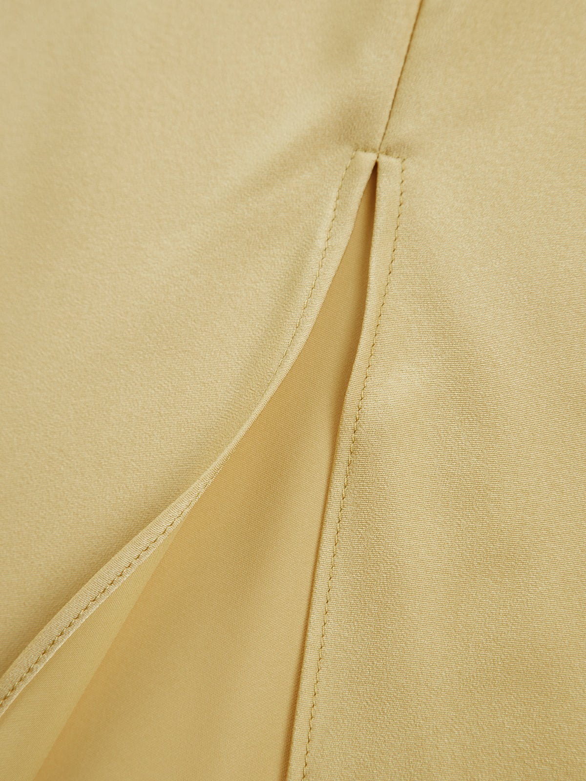 Helvano | Satin-Maxikleid mit Rückenschlitz für Damen