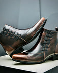 Helvano | Vintage-Stiefel für Herren