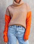Helvano | Farbblock-Strickpullover für Damen