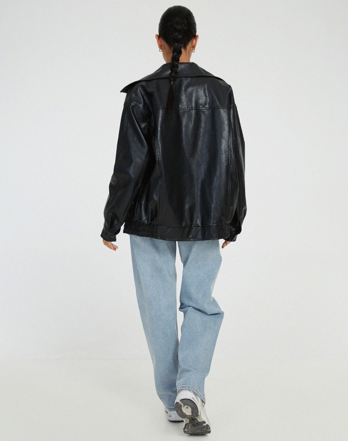 Helvano | Oversized Lederjacke für Damen