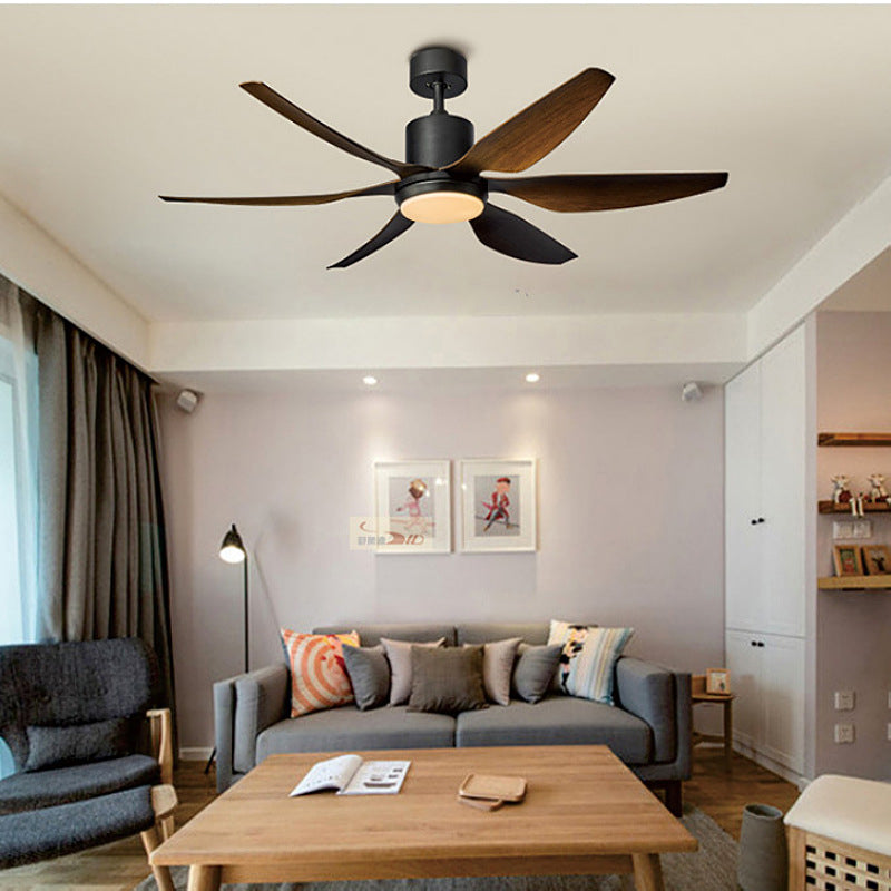 Helvano | LED-Deckenventilator mit Licht, Semi-Flush