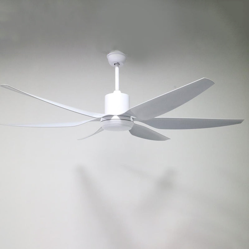 Helvano | LED-Deckenventilator mit Licht, Semi-Flush