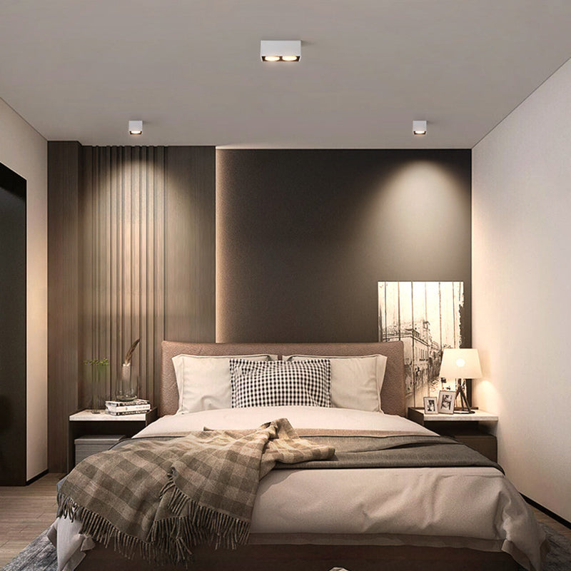 Helvano | Quadratische Deckenleuchte für Wohnzimmer
