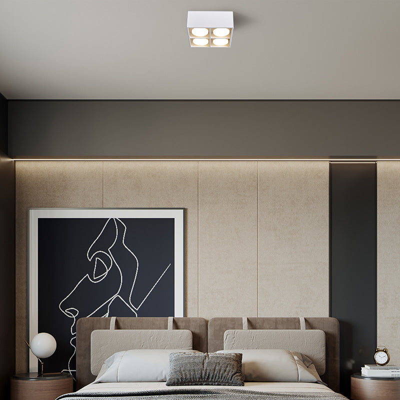 Helvano | Quadratische Deckenleuchte für Wohnzimmer