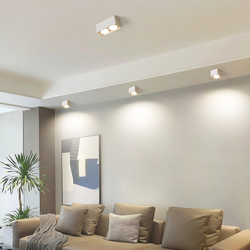 Helvano | Quadratische Deckenleuchte für Wohnzimmer