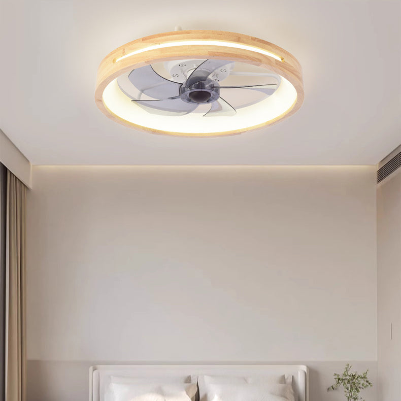 Helvano | Deckenventilator mit LED-Licht und Holzoptik