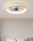 Helvano | Deckenventilator mit LED-Licht und Holzoptik