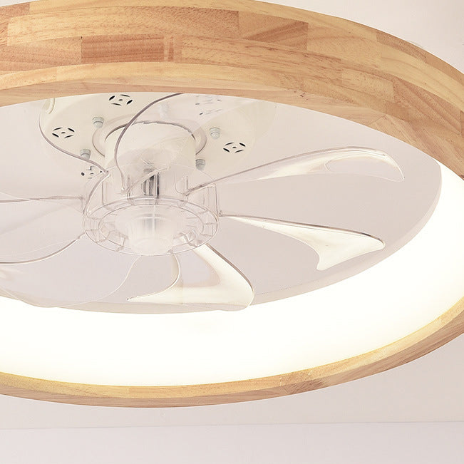 Helvano | Deckenventilator mit LED-Licht und Holzoptik