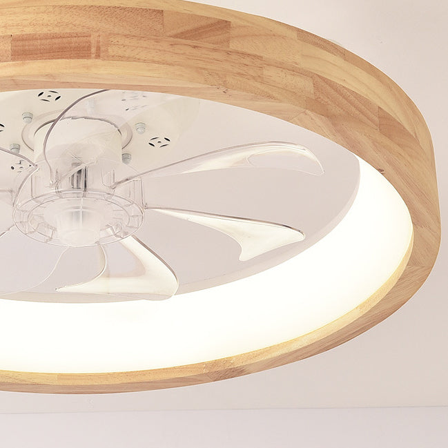Helvano | Deckenventilator mit LED-Licht und Holzoptik