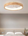Helvano | Deckenventilator mit LED-Licht und Holzoptik