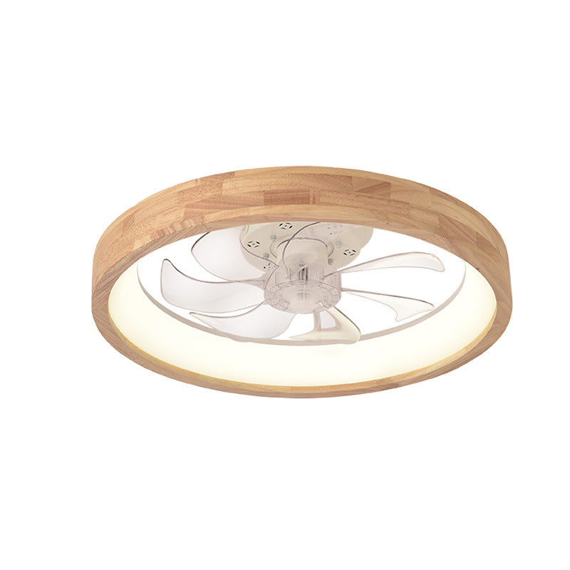 Helvano | Deckenventilator mit LED-Licht und Holzoptik