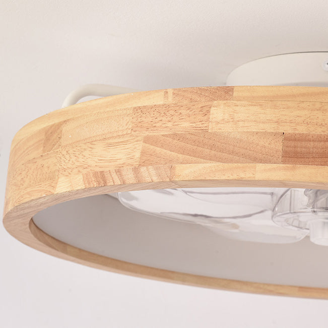 Helvano | Deckenventilator mit LED-Licht und Holzoptik