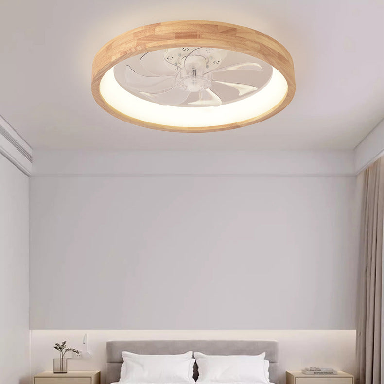 Helvano | Deckenventilator mit LED-Licht und Holzoptik
