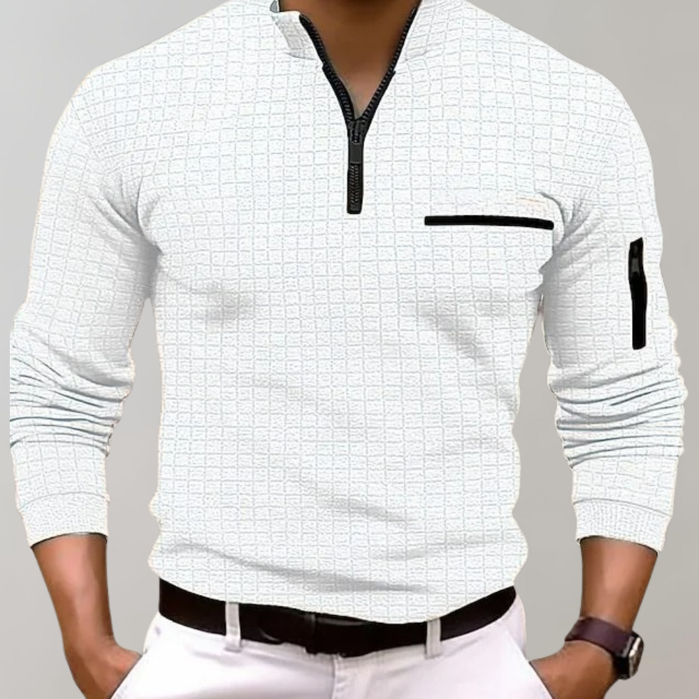 Helvano | Atmungsaktives Stretch-Poloshirt für Herren