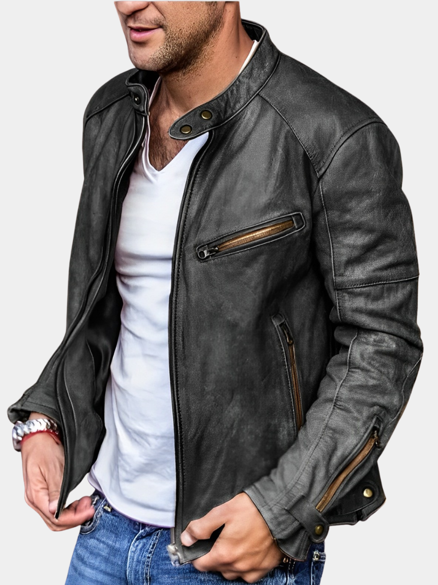 Helvano | Herrenjacke mit Stehkragen