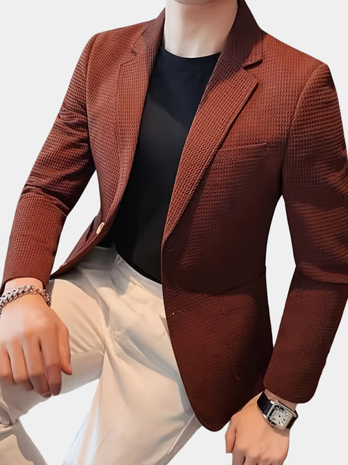 Helvano | Strukturierte Strickjacke für Herren