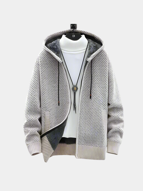 Helvano | Strickpullover mit Kapuze für Herren