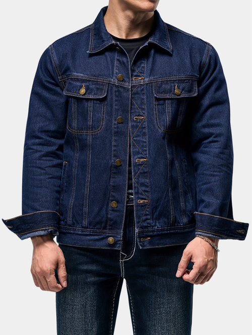 Helvano | Denim-Arbeitsjacke für Herren