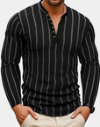 Helvano | Gestreifter Strickpullover für Herren