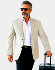 Helvano | Herren Blazer mit Reverskragen