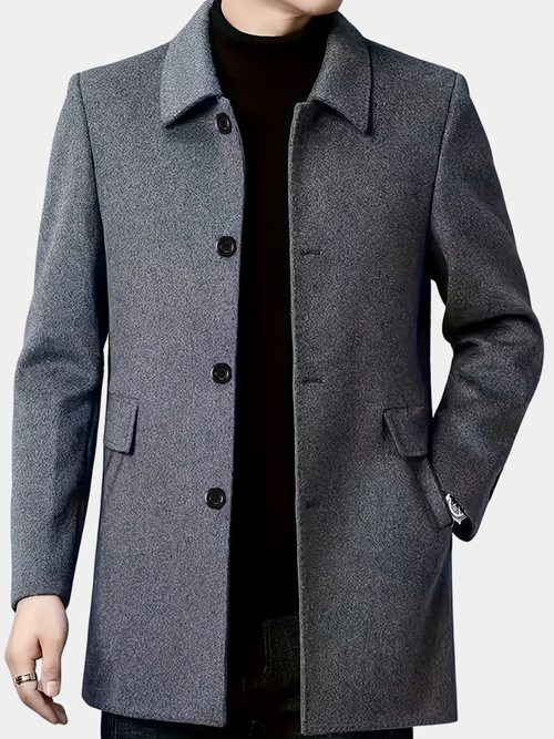 Helvano | Fleecejacke mit Revers für Herren